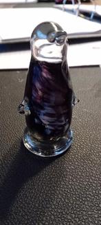 Beeldje pinguin glas, Ophalen of Verzenden, Gebruikt