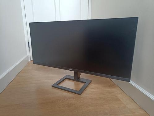 Philips E-Line 345E2AE 34" ultrawide monitor, Computers en Software, Monitoren, Zo goed als nieuw, 61 t/m 100 Hz, DisplayPort