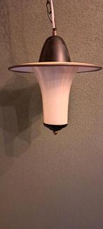 Vintage hanglamp, Huis en Inrichting, Lampen | Hanglampen, Ophalen, Gebruikt, Glas, Minder dan 50 cm