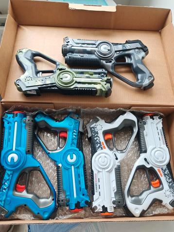 6x Light Battle laserschietpistolen beschikbaar voor biedingen