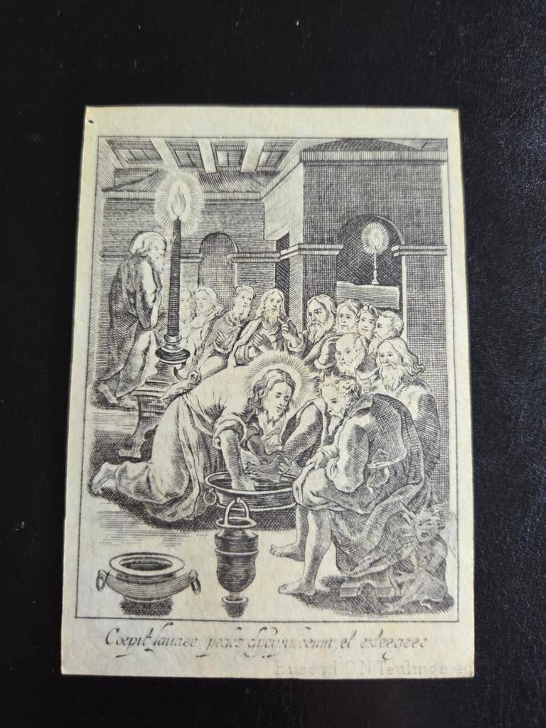 Oude religieuze prent - Petrus Roverius van Mierlo, Verzamelen, Ophalen of Verzenden