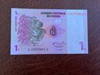Kongo een cent 1997 UNC, Ophalen of Verzenden, Overige landen, Los biljet