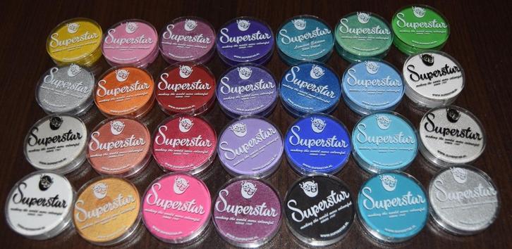 superstar schmink 5,50 pst  heel het jaar door schminken, Hobby en Vrije tijd, Feestartikelen, Nieuw, Schmink, Overige, Ophalen of Verzenden