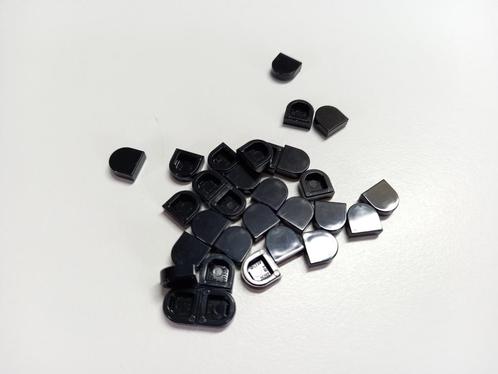 NIEUW: Tile 1x1 Rond halve cirkel Zwart, Kinderen en Baby's, Speelgoed | Duplo en Lego, Nieuw, Lego, Losse stenen, Ophalen of Verzenden