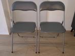 Bardi Set van 2 Klapstoelen, Ophalen, Zo goed als nieuw, Grijs, Twee