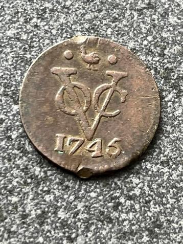 West-Friesland VOC duit 1745 beschikbaar voor biedingen