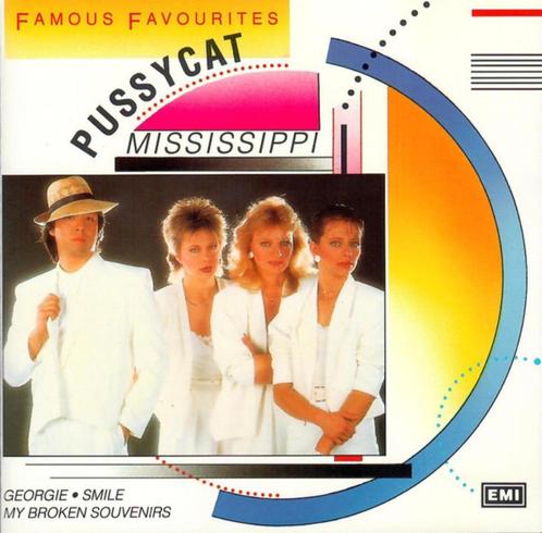 PUSSYCAT CD FAMOUS FAVOURITES  + MISSISSIPPI, Cd's en Dvd's, Cd's | Pop, Gebruikt, 1980 tot 2000, Ophalen of Verzenden