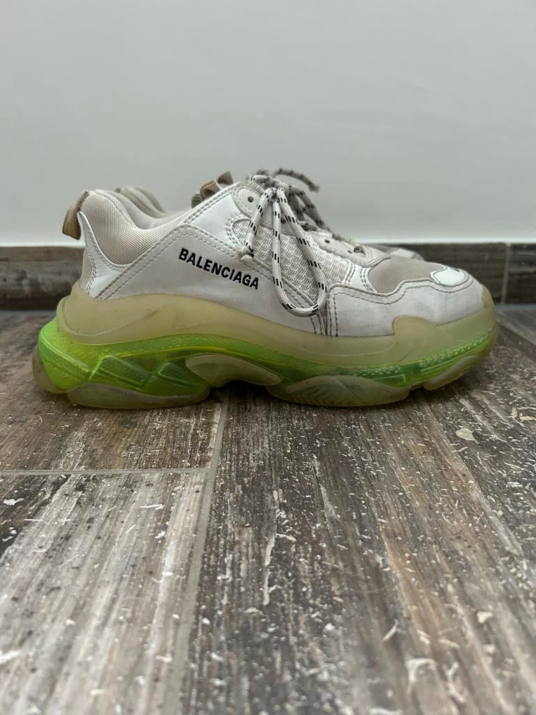 Balenciaga Triple S Clear Sole - Maat 41, Kleding | Heren, Schoenen, Verzenden, Wit, Sneakers of Gympen, Gedragen