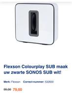 Flexson witte colourplay folie voor sonos sub, Nieuw, Ophalen of Verzenden, Sonos, Subwoofer