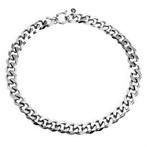 Dottilove 42cm Cubaanse Ketting Dames Wit Gold Plated RVS, Overige materialen, Birgitta-Gracht 33, 6465 EL Kerkrade, Nederland