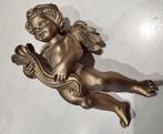 Antieke Italy goud vergulde Cherub hars wanddecoratie, Antiek en Kunst, Verzenden