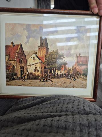 Schilderij Adrianus Eversen Ingelijst beschikbaar voor biedingen