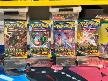 Evolving Skies Compleet Art Set Booster Sealed + Lege Box beschikbaar voor biedingen