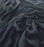 Lap stof blouse stof zwart doorzichtig 1,85m - 1,10m, Hobby en Vrije tijd, Stoffen en Lappen, Nieuw, 30 tot 200 cm, Ophalen of Verzenden