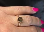 Vintage gouden ring met edelsteen topaas. 2025/600., ., Geel, Ophalen of Verzenden, Zo goed als nieuw