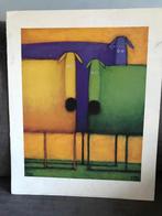 Print Daniel Kessler., Minder dan 50 cm, Gebruikt, 50 tot 75 cm, Ophalen of Verzenden