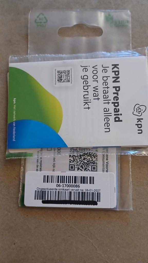 MOOI NUMMER 06-17000086, Telecommunicatie, Prepaidkaarten en Simkaarten, Nieuw, Simkaart, KPN, Ophalen of Verzenden