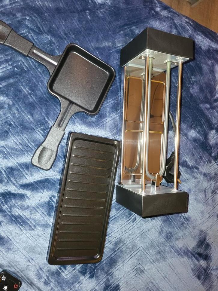 Gourmetstel Tristar PD-8918, Witgoed en Apparatuur, Grillplaten, Zo goed als nieuw, Tafelgrill, Ophalen of Verzenden