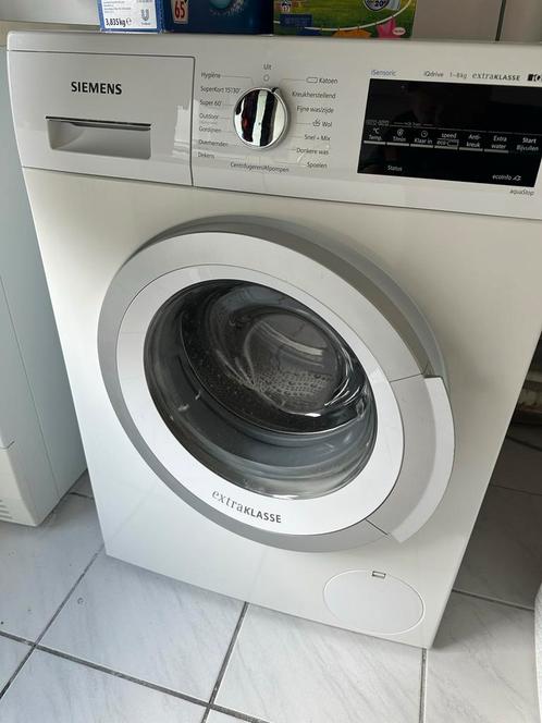 Siemens iQdrive Extraklasse Wasmachine, Witgoed en Apparatuur, Wasmachines, Gebruikt, Voorlader, 6 tot 8 kg, 85 tot 90 cm, 1200 tot 1600 toeren