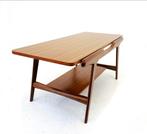 Vintage teakhouten salontafel jaren ‘60, Huis en Inrichting, Tafels | Salontafels, Minder dan 50 cm, 100 tot 150 cm, Minder dan 50 cm