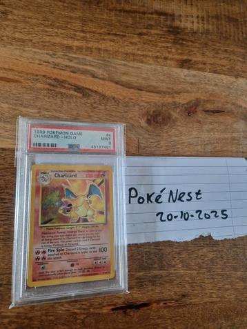 Charizard 1999 Base Set 4/102 | PSA 9 beschikbaar voor biedingen