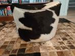 Leren poef, koeienhuid, Ophalen, Gebruikt, Eenpersoons, Minder dan 75 cm