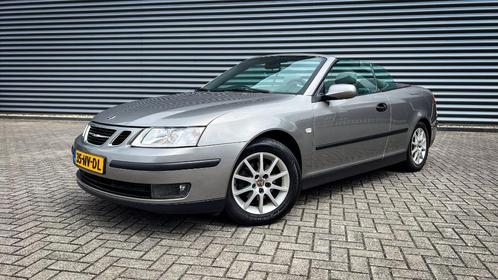 Zeer nette Saab 9-3 1.8 T Cabrio 2004 Grijs, Auto's, Saab, Particulier, Saab 9-3, ABS, Airbags, Airconditioning, Alarm, Bluetooth