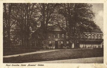 Mooi Drenthe. Hotel Braams Gieten.- 1936 gelopen beschikbaar voor biedingen