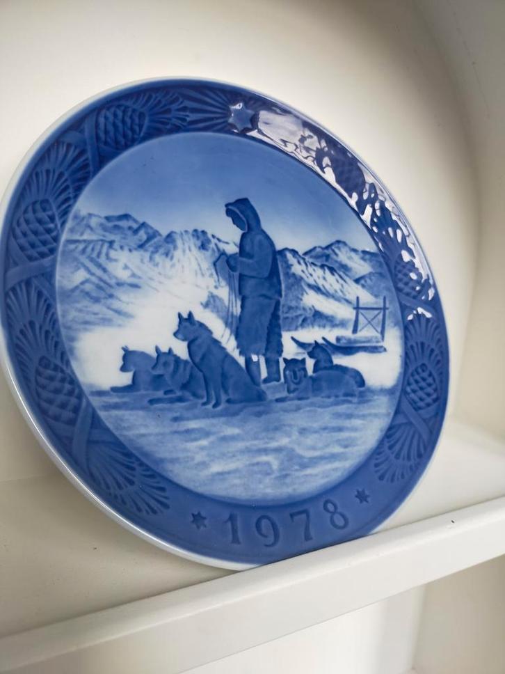 Kerst bord, kerstbord, wandbord Royal Copenhagen 1978, Diversen, Kerst, Zo goed als nieuw, Ophalen of Verzenden