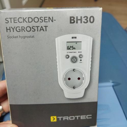 TROTEC Stopcontact Hygrostaat BH30 stekker apparaat, Witgoed en Apparatuur, Luchtbehandelingsapparatuur, Nieuw, Luchtbehandeling-accessoire