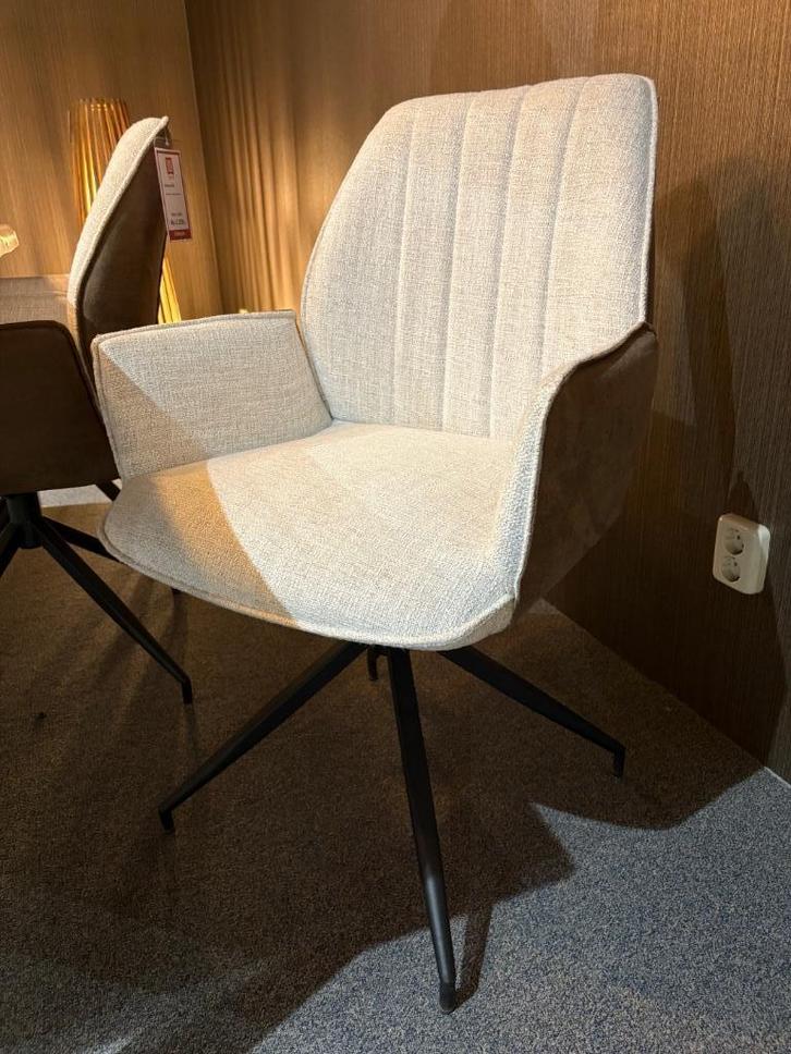 Eetkamerstoel Gio  6 stuks, Huis en Inrichting, Stoelen, Nieuw, Vijf, Zes of meer stoelen, Stof, Overige kleuren, Ophalen of Verzenden