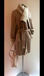 Rizal reversible Shearling lammy coat zandkleur, Verzenden, Zo goed als nieuw, Maat 38/40 (M), Beige