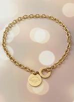 18 karaat goud vergulde ketting, Sieraden, Tassen en Uiterlijk, Kettingen, Ophalen of Verzenden, Zo goed als nieuw, Goud