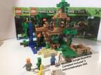 Lego 21125 minecraft jungle boomhut, Ophalen of Verzenden, Zo goed als nieuw