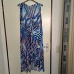 35) lange jurk merk magna mt 48/50 Kleur blauw met  ..., Blauw, Jurk, Ophalen of Verzenden, Magna