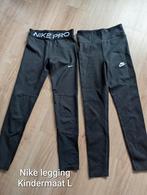 2x Nike meiden legging (kindermaat L), Ophalen of Verzenden, Zo goed als nieuw, Meisje, Broek