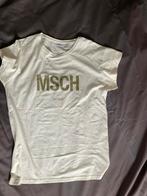 MSCH Copenhagen t-shirt ecru L/XL, Beige, Maat 46/48 (XL) of groter, Ophalen of Verzenden, Zo goed als nieuw