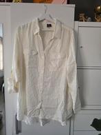 Crèmekleurige blouse met gouden lurex strepen maat 46, Vero Moda, Ophalen of Verzenden, Zo goed als nieuw