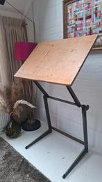 Vintage Oude Tekentafel Marko, NL Industrieel Design 1960, Doe-het-zelf en Verbouw, Tekentafels, Ophalen, Zo goed als nieuw, Minder dan 130 cm