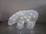 verlichte ijsbeer kerstdecoratie, Diversen, Kerst, Ophalen of Verzenden, Gebruikt
