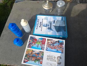 Puzzel melkpoederbakjes beschikbaar voor biedingen