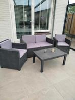 Tuinmeubel met kussens, Tuin en Terras, Tegels en Klinkers, Ophalen of Verzenden, Zo goed als nieuw, Beton, Terrastegels