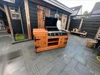Te koop mooie buiten keuken, Tuin en Terras, Buitenkeukens, Vrijstaand, Ophalen of Verzenden, Zo goed als nieuw, Gas