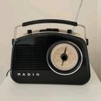 Radio met bluetooth, vintage look, Audio, Tv en Foto, Radio's, Ophalen, Zo goed als nieuw, Radio