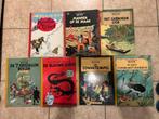 Kuifje verzameling rode en gele band 7 stuks, Meerdere stripboeken, Hergé, Ophalen, Gelezen