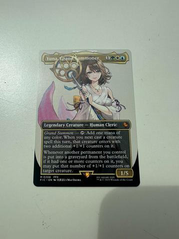 MTG final fantasy // Yana Grand Summoner // booster to sleev beschikbaar voor biedingen