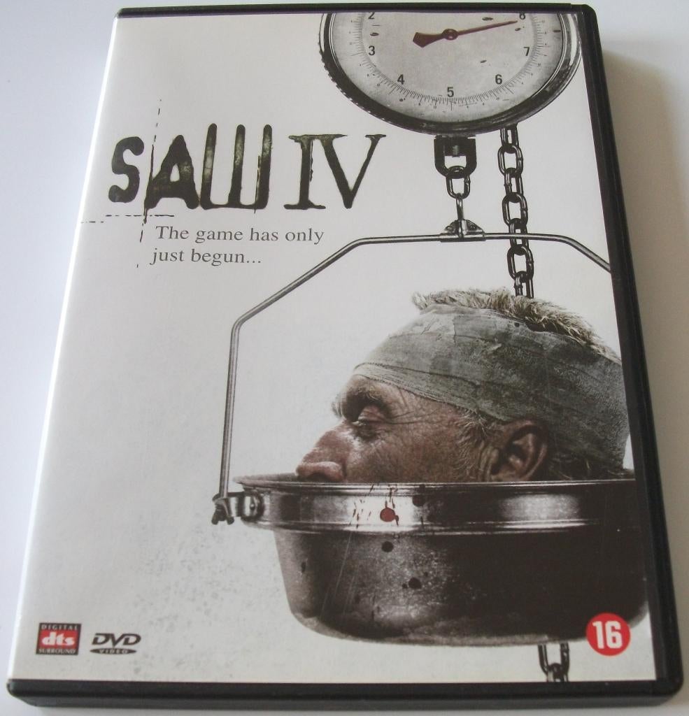 Dvd *** SAW IV *** The game has only just begun..., Vanaf 16 jaar, Ophalen of Verzenden, Zo goed als nieuw, Overige genres
