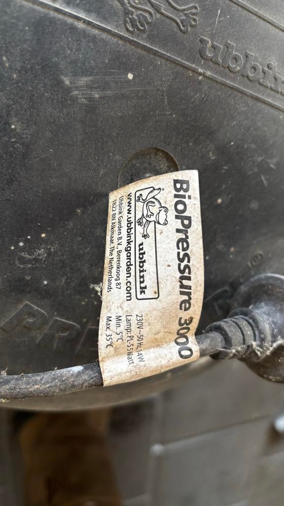 Ubbink BioPressure 3000, Tuin en Terras, Ophalen of Verzenden, Gebruikt, Vijverpomp