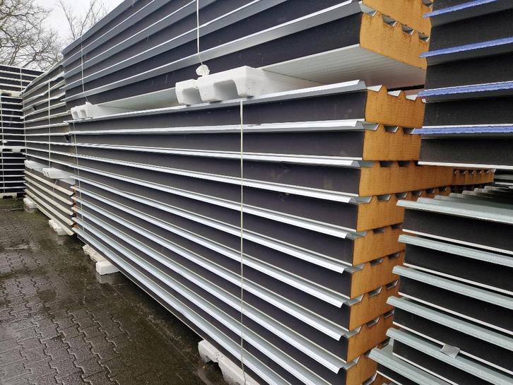 Geisoleerde dakplaten / Gevelpanelen / Sandwichplaten / Wand, Doe-het-zelf en Verbouw, Platen en Panelen, Nieuw, Overige materialen