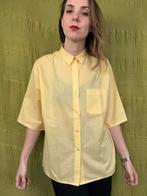 Vintage blouse / overhemd / shirt - geel - 44/XXL, Maat 42/44 (L), Ophalen of Verzenden, Vintage, Hgv@